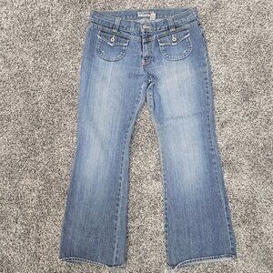 Vintage Old Navy ultra low waist, front pocket jeans 12